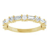 14K White 1/2 CTW Natural Diamond Anniversary Band