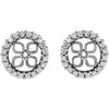 14K Yellow 6 mm ID 1/6 CTW Natural Diamond Earring Jackets