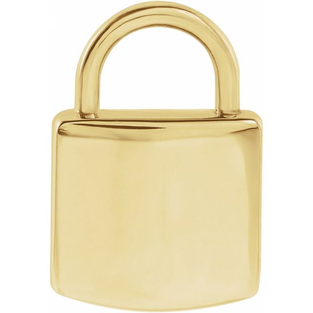 Engravable Lock Pendant