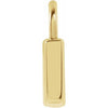 Engravable 14K Yellow Gold Lock Pendant – Elegant Gift Option