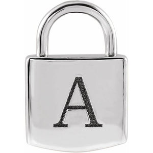 Engravable Lock Pendant