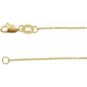 Diamond-Cut Cable Chain Bracelet Crafted in 14K Gold