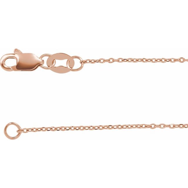 Diamond-Cut Cable Chain Bracelet Crafted in 14K Gold
