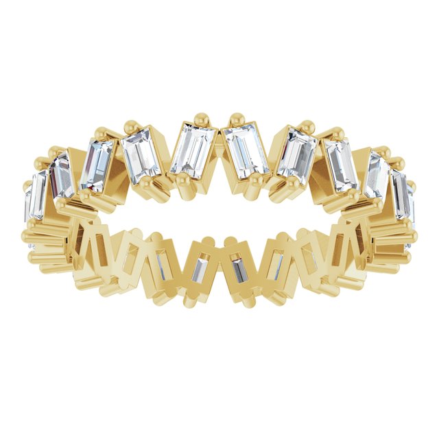 14K Gold Eternity Band - Options Available