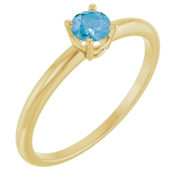 14K Gold Natural Mozambique Garnet Birthstone Ring