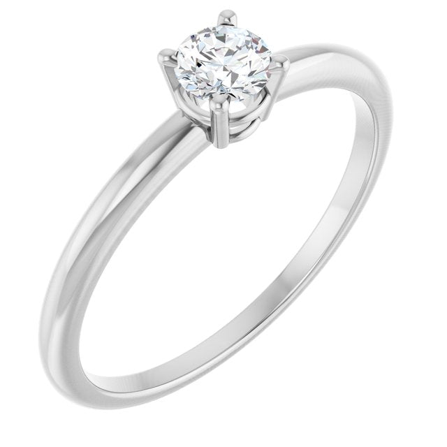 Platinum Birthstone Ring - Options Available