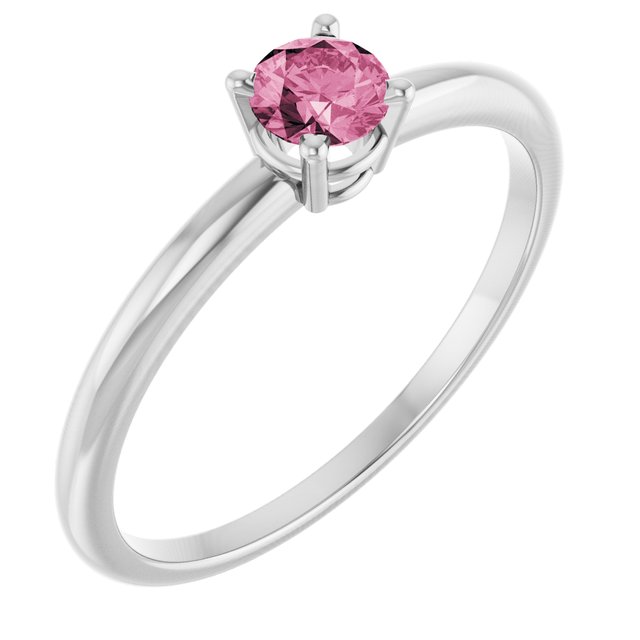 14K Gold Natural Mozambique Garnet Birthstone Ring