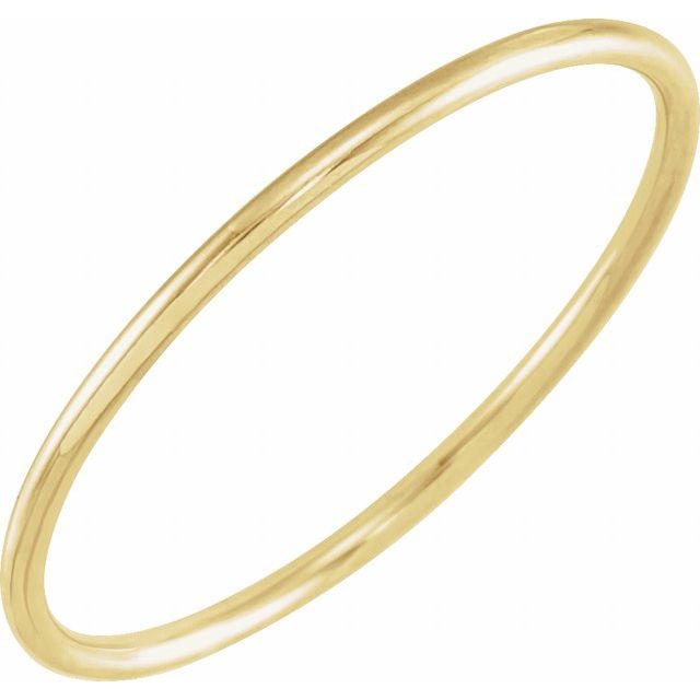 14K Gold Stackable Ring - Options Available