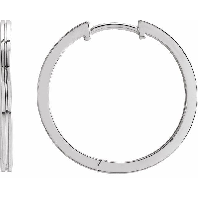 14K Gold Hoop Earrings - Options Available