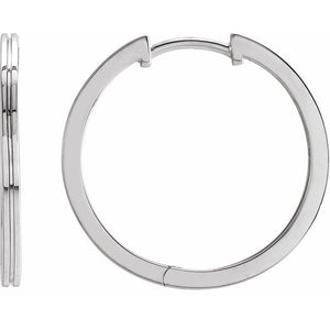 14K Gold Hoop Earrings - Options Available