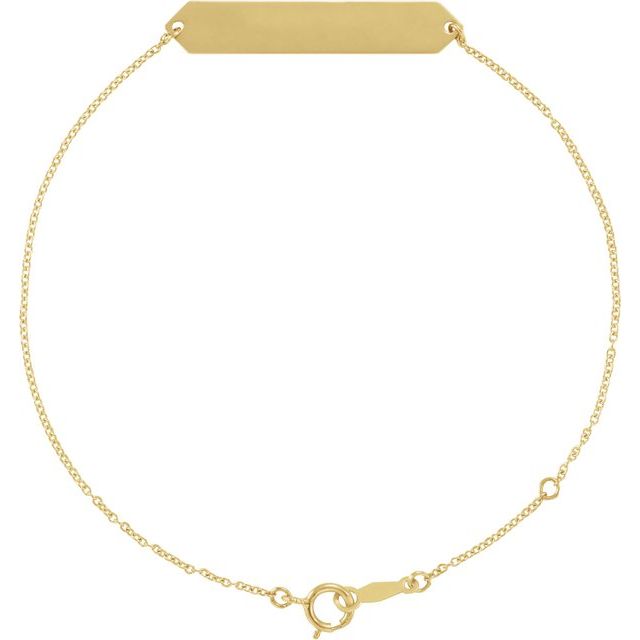 14K Gold Geometric Bracelet - Options Available