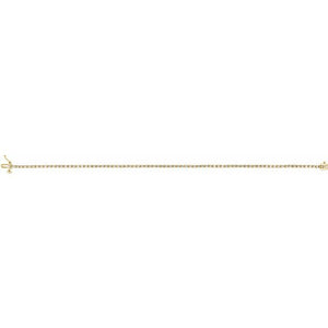 14K Yellow Gold, 7.25
