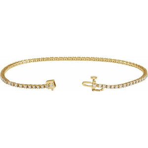 14K Yellow Gold, 7.25