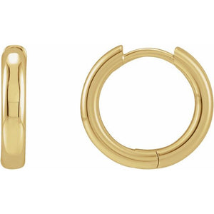 Sterling Silver Hinged Hoop Earrings