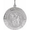 Sterling Silver 25 mm St. Christopher Travel Pendant