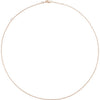 14K Yellow Gold 1 mm Adjustable Cable Chain Necklace – 16-18 Inches