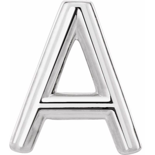 14K Gold Initial Earring - Options Available