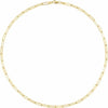 14K Yellow Gold 3.85 mm Paperclip-Style 16