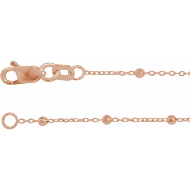 Cable Chain Necklace in 14K Gold Available in Multiple Lengths