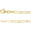 14K Yellow Gold 2.6 mm Paperclip Style 16