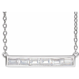 14K Gold Lab-Grown Diamond Necklace - Options Available