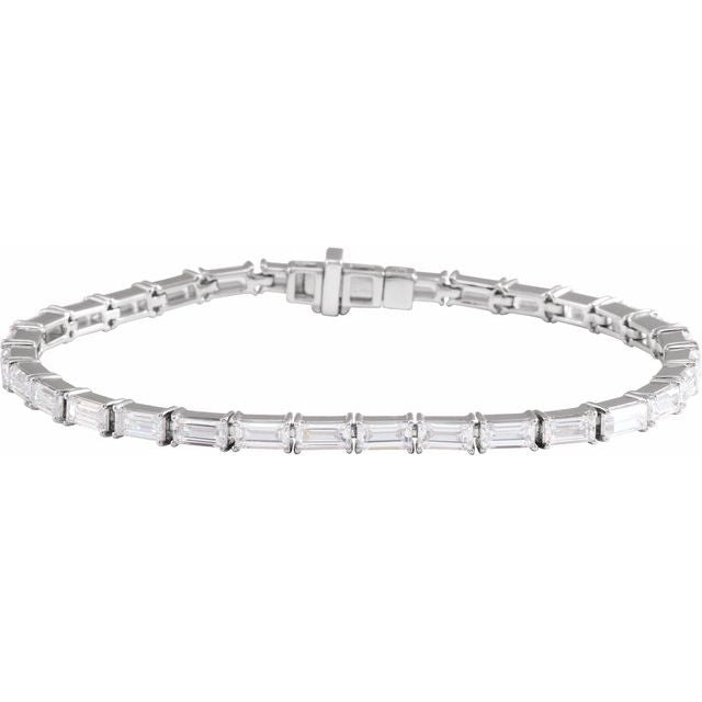 14K Gold Lab-Grown Diamond Bracelet - Options Available
