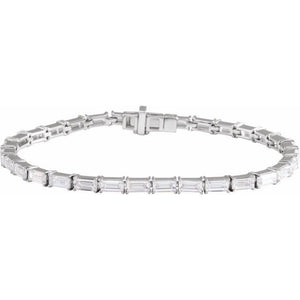 14K Gold Lab-Grown Diamond Bracelet - Options Available