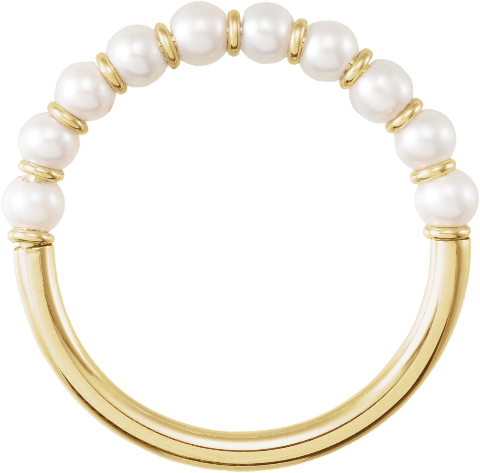 Use the Pearl Ring |  14K White or Yellow Gold | Cultured Freshwater Pear to create alt text