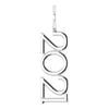 14K Yellow Gold 2021 Vertical Charm/Pendant - Timeless Elegance