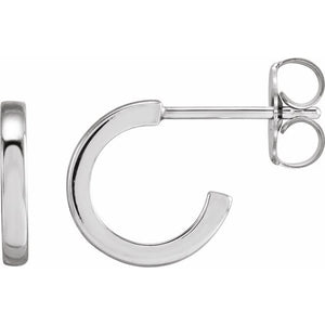 14K Gold 10mm Hoop Earrings