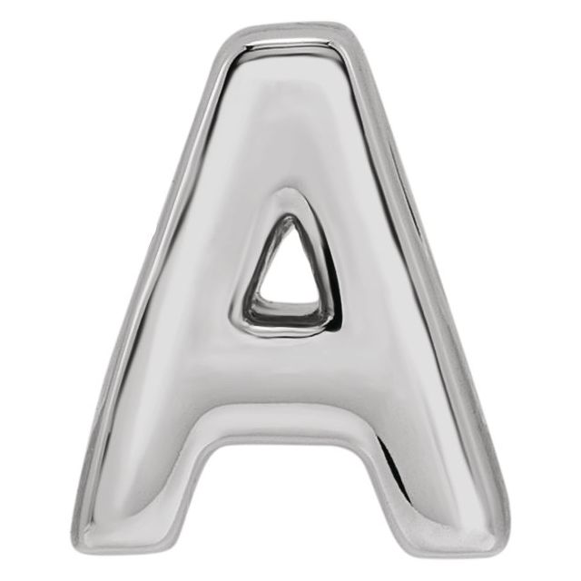 14K Gold Initial Slide Pendant - Options Available