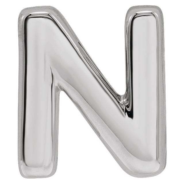 14K Gold Initial Slide Pendant - Options Available