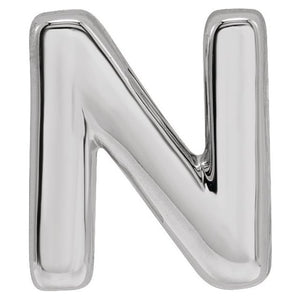 14K Gold Initial Slide Pendant - Options Available