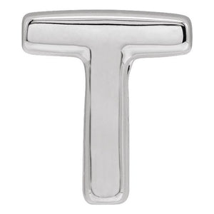 Initial Slide Pendant in 14K Gold with Alphabet Design Options