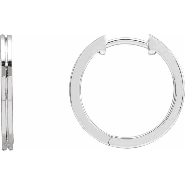 14K Gold Hoop Earrings - Options Available