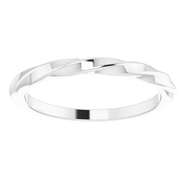 14K Gold Twisted Stackable Ring - Options Available