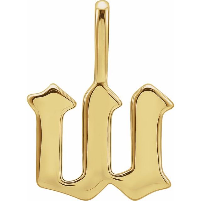 Gothic Initial Charm/Pendant
