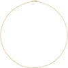 14K Yellow Gold 1 mm Adjustable Cable Chain Necklace – 16-18 Inches