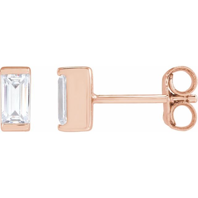 14K Gold Lab-Grown Diamond Earrings - Options Available