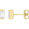 14K Yellow Gold 3/8 CTW Elegant Lab-Grown Diamond Earrings