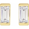 14K Yellow Gold 3/8 CTW Elegant Lab-Grown Diamond Earrings