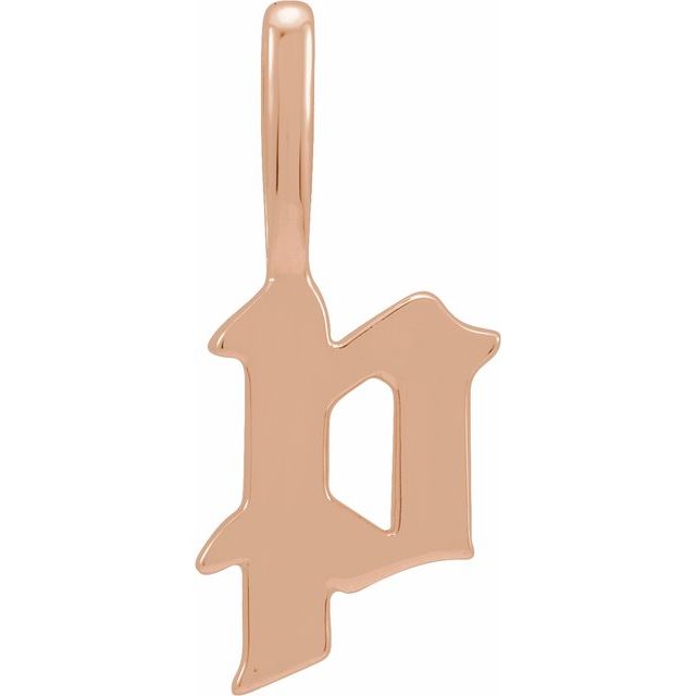 Gothic Initial Charm/Pendant
