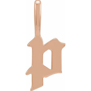 Gothic Initial Charm/Pendant