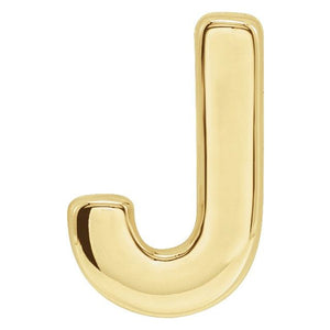 Initial Slide Pendant in 14K Gold with Alphabet Design Options
