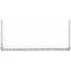 14K Yellow 1/6 CTW Natural Diamond Bar 16-18