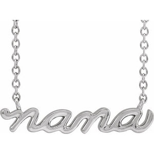 Polished Bar Pendant Necklace in 14K Gold & Platinum