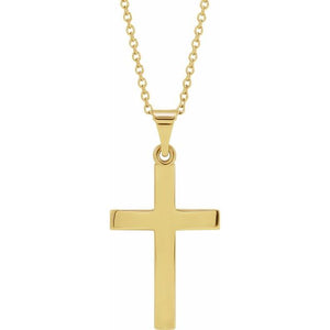 14K Gold Cross Pendant