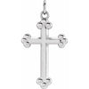 14K Yellow Cross Pendant