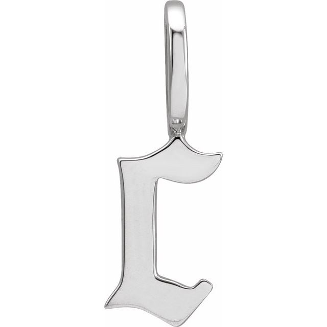 Gothic Initial Charm/Pendant