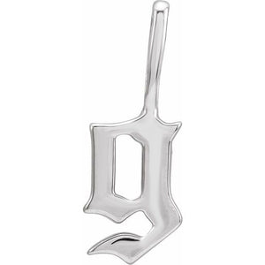 Gothic Initial Charm/Pendant